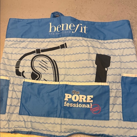 Benefit Blue Makeup Apron with Graphics - Picture 1 of 1